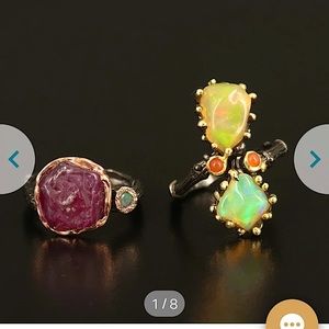 LUXURY - FINE JEWELRY - RINGS - SET OF 2 - Purchased from Estate sale